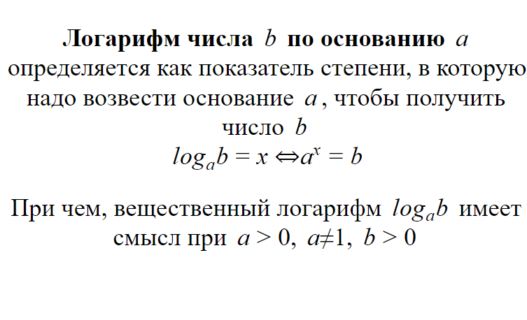 Логарифм